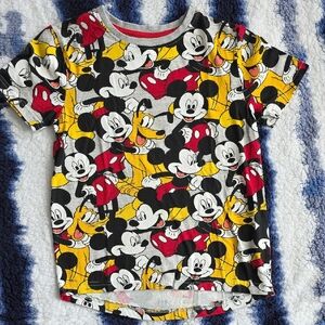 Disney Mickey Mouse Kids T-Shirt - Red, Yellow, Black
